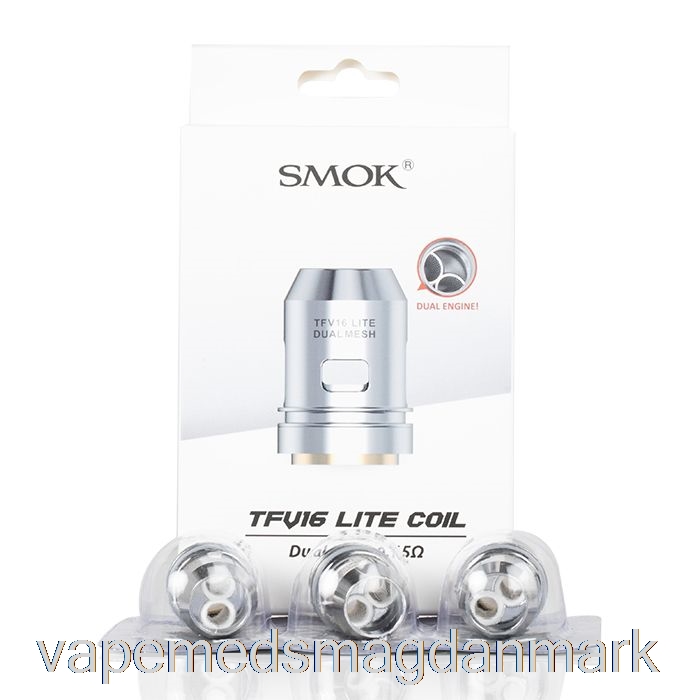 Engangs Vape Danmark Smok Tfv16 Lite Udskiftningsspoler 0,15 Ohm Dual Mesh Spoler
